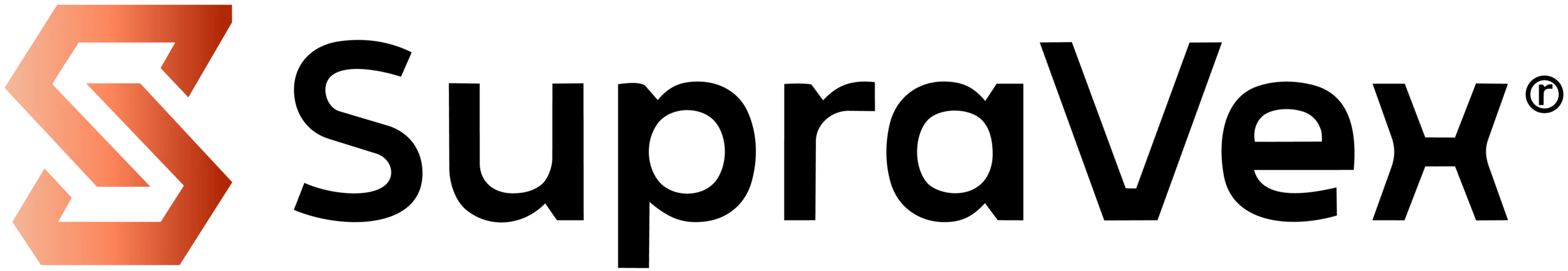 Supravex Logo Gradient- Black
